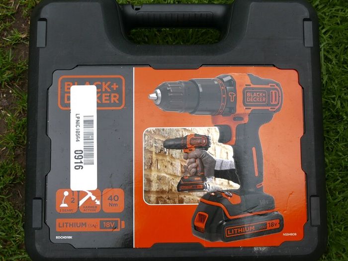 Black+Decker BDCHD18 cordless hammer drill