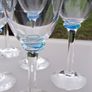 Wine Glasses  -12 Unique Hand Blown Image 4