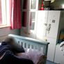Wardrobe with 4 doors, white, with 1 clothes rail, 3 shelves Image 7