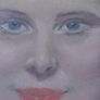Beautiful Midcentury Pastel Portrait Image 8