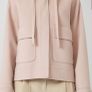 Max Mara Gary Hooded Patch Pocket Jacket - Powder Pink - RRP 529 - Fits UK 12 Image 2