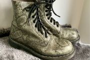 Dr Martens / Docs , Size 5, 1460 Pascal Viper, Light Grey, 2144505