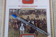 U.S.A. Mint Stamps : Buffalo Nickel Stamp And Coin Panel , " The Oklahoma Land Rush "