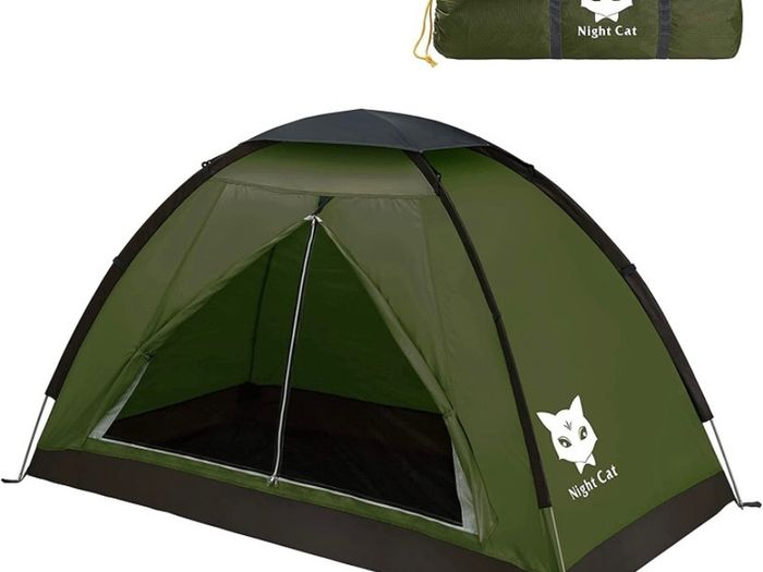 Camping Tent for 1 2 Person Man Waterproof Backpacking Tents Easy Setup Lightweight for Hiking Backyard MULTIPLE COLOURS AVAILABLE, SEE PHOTOS (FREE POSTAGE)