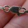 925 sterling silver c/z drop pendant and necklace L-9" 5,9g Image 4