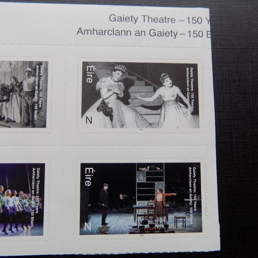 Ireland 2021 Gaiety Theatre.150 years Of Opening Nights.N x 4 Self adhesive Stamps.MNH.
