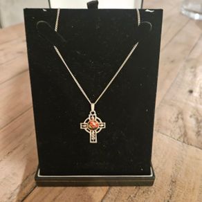 sterling silver celtic crucifix