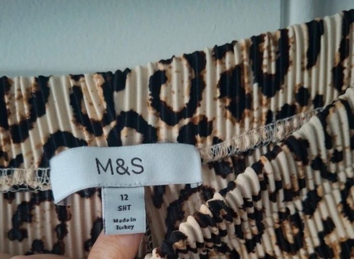 M&S Leopard Print Trousers
