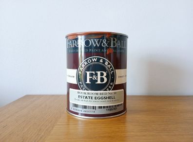 Paint - Farrow & Ball, Book Room Red, Estate Eggshell
