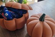 Pumpkin Bowl with Lid  Halloween
