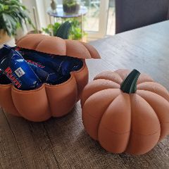 Pumpkin Bowl with Lid  Halloween