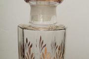 Antique cut glass cologne bottle