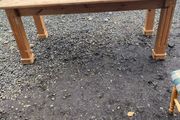 Vintage rustic kitchen table
