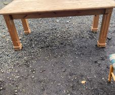 Vintage rustic kitchen table