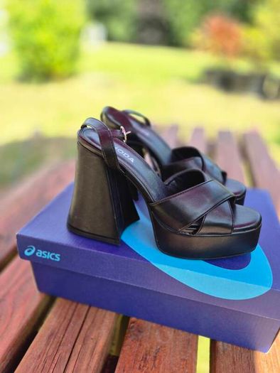 Lamoda Chunky Platform Sandals, Size 5 UK, 38 EU, AV