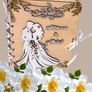 Wedding Gift Card, Personalised Wedding Card, Wooden Wedding Card With Space For Money Image 3