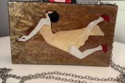 Love weaves Art Deco Perspex bag