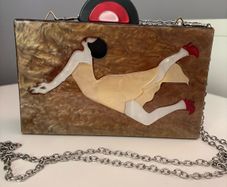 Love weaves Art Deco Perspex bag