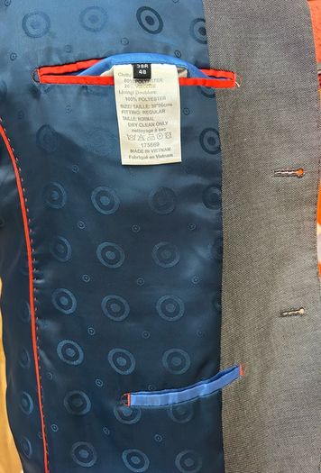 Lambretta Grey Three Piece Suit 38R / I 38R / 32R