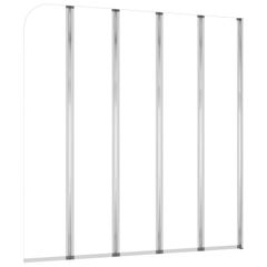 Bath Enclosure 120x140 cm Tempered Glass Transparent