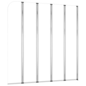Bath Enclosure 120x140 cm Tempered Glass Transparent