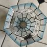 Ceiling Light Shade- Blues And Silver. In Great Condition. Image 5