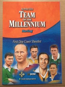 2000 Ireland An Post/ GAA Hurling Team of the Millennium First Day Cover Sheetlet Presentation Pack