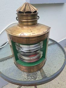 old brass  light