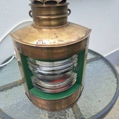 old brass  light