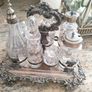 Condiments set,plus metal tray. Image 7
