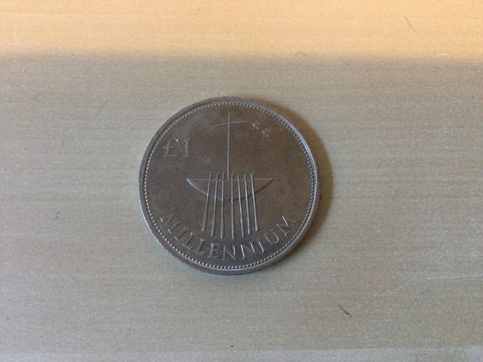 Irish Millennium pound coin 2000