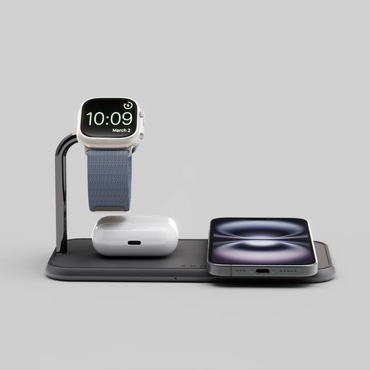 Zens Dual and Watch Aluminium Magnetic Wireless Charger