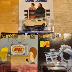 Hot wheels premium pop culture X3 lot