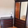 2 door mirrored wardrobe and chest of drawers Image 3