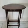Antique barley twist side table Image 2