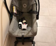 Bugaboo Turtle Air by Nuna infant car seat+infant insert+adapters