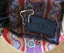 Coach Black Bag Tag / Authentic / BRAND NEW