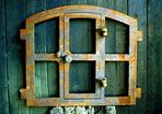 Antique Open Window meticulously handcrafted Rustic  Open Window For Garden Wall