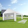 Gazebo Marquee 6 X 4 M, 100% Waterproof, With 4 Side Walls Image 4