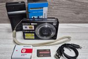 Sony CyberShot DSC-W130 8.1MP Compact Digital Camera Tested + Charger, Battery