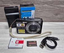 Sony CyberShot DSC-W130 8.1MP Compact Digital Camera Tested + Charger, Battery