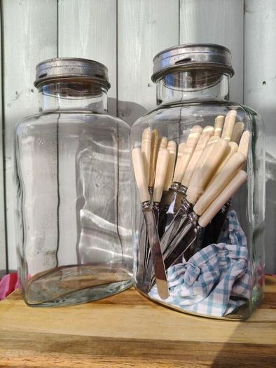 2 x large old Jars