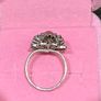 Silver Filigree Floral Cocktail Ring Image 4