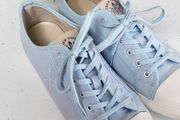CREW Coast Company Blue canvas shoes Sz 7 UK - Rrp 59.99 ( New)