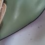 KOUAIDI moss green leather pointed flats with ankle strap - Sz 41 (Fit7UK) - Bnwot Image 3