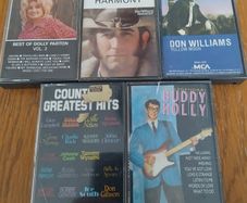 Country music artists -5 cassette tapes