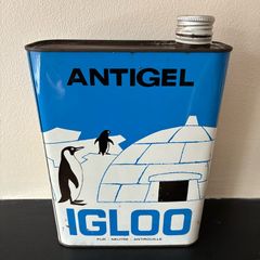 Vintage IGLOO Antigel 2L Tin
