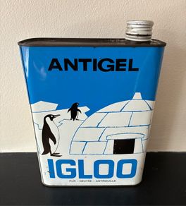 Vintage IGLOO Antigel 2L Tin