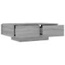 Coffee Table Grey Engineered Wood Image 5
