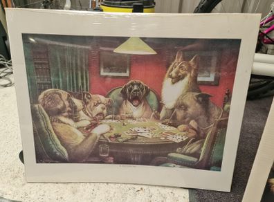 Dogs playing Poker pictures